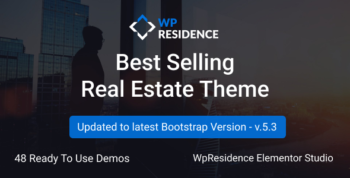 Residence Real Estate WordPress Theme (GPL Licensed)